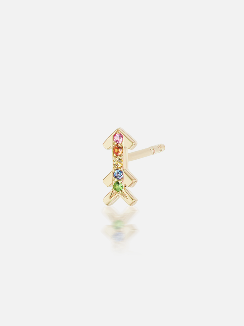 Arrow Stud Earring Single Multi MCM