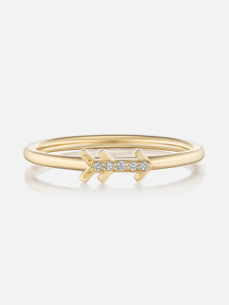 Tiny Arrow Ring Size 6 MCM