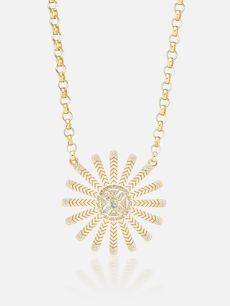 Sunflower 2025 pendant necklace