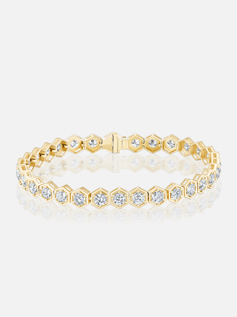 9ct gold tennis bracelet on sale