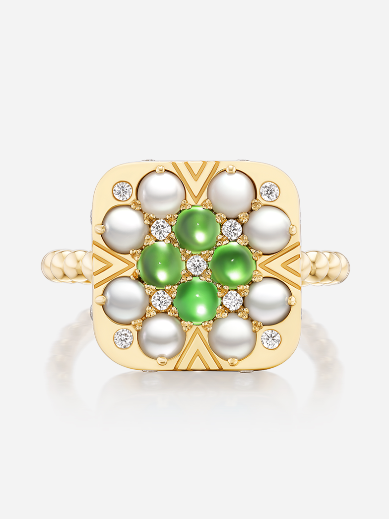 Granny Squares Dorothy Mini Ring 18k Gold Fine Jewelry Harwell Godfrey granny-squares-dorothy-mini-ring-18k-gold-fine-jewelry-harwell-godfrey