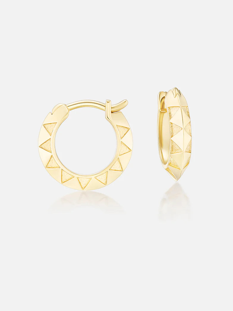 1/2" Skinny Talisman Hoops MCM