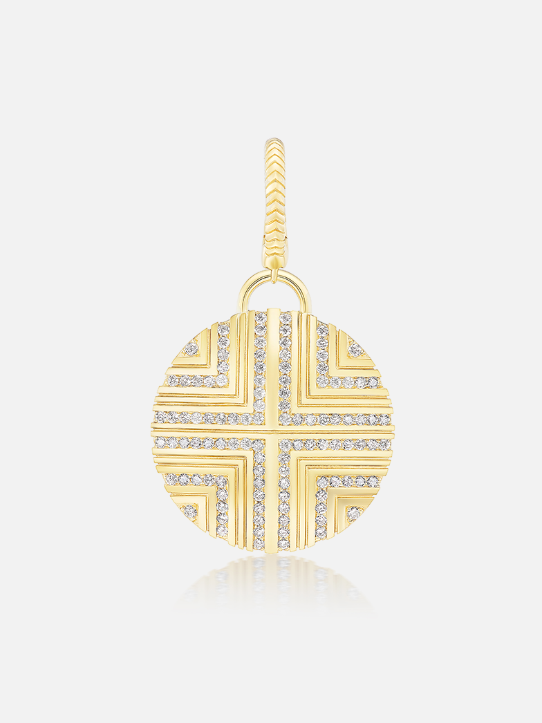 Masego Diamond Mini Knife Edge Medallion MCM
