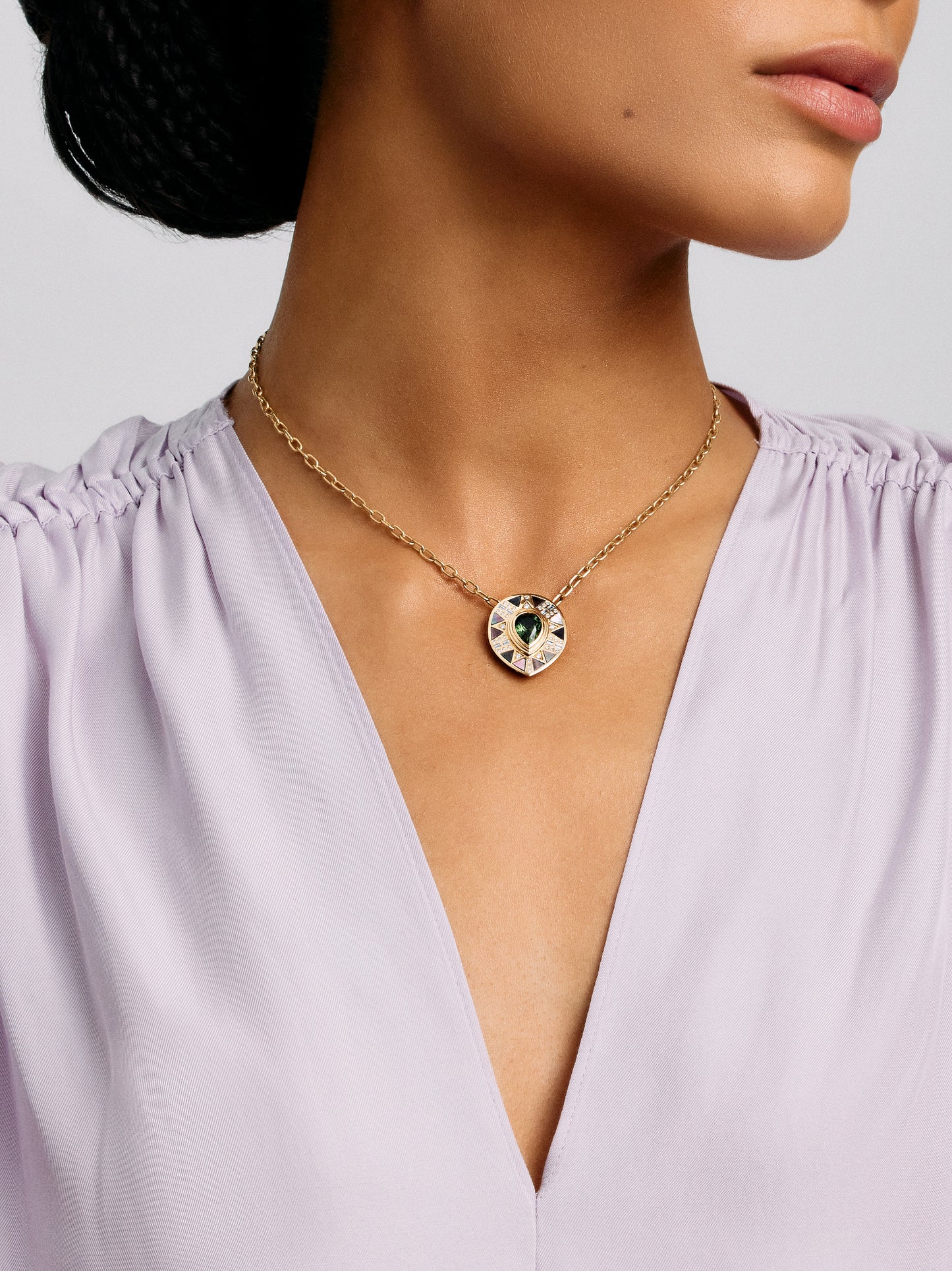 Cleopatra's Tear Pendant Necklace