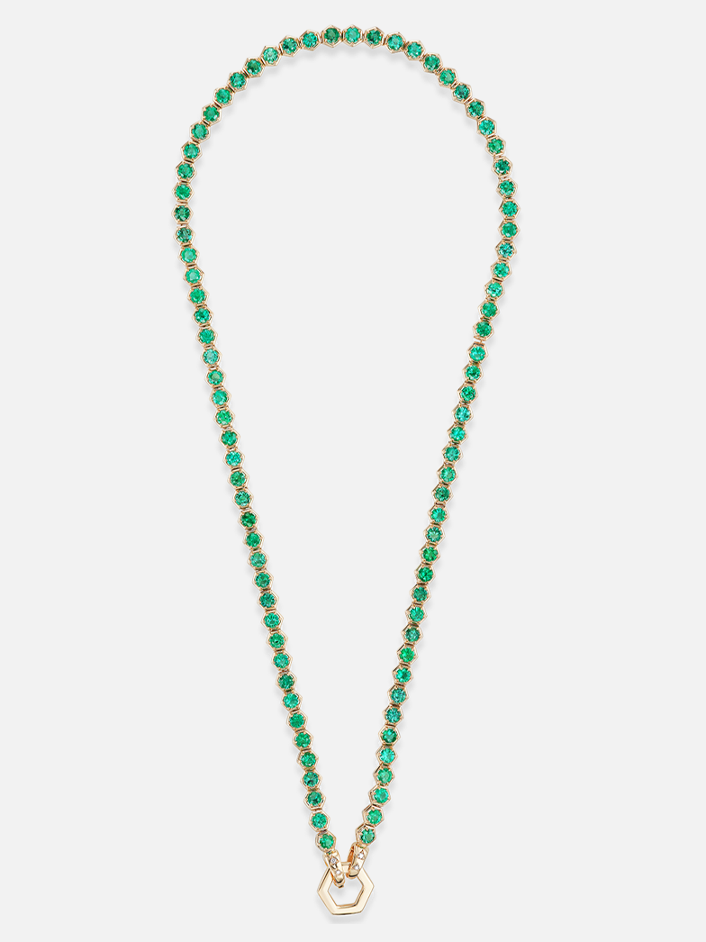 Emerald 2025 tennis necklace