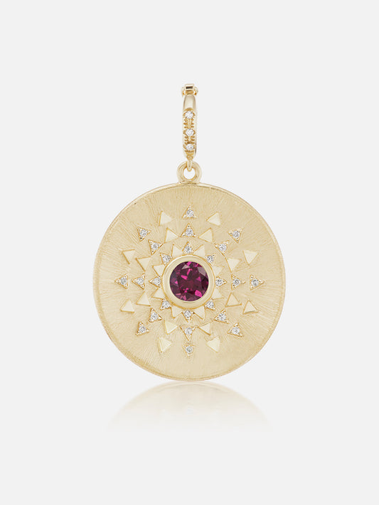 Major Sun Sign Medallion Pendant