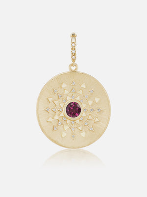 Major Sun Sign Medallion Pendant