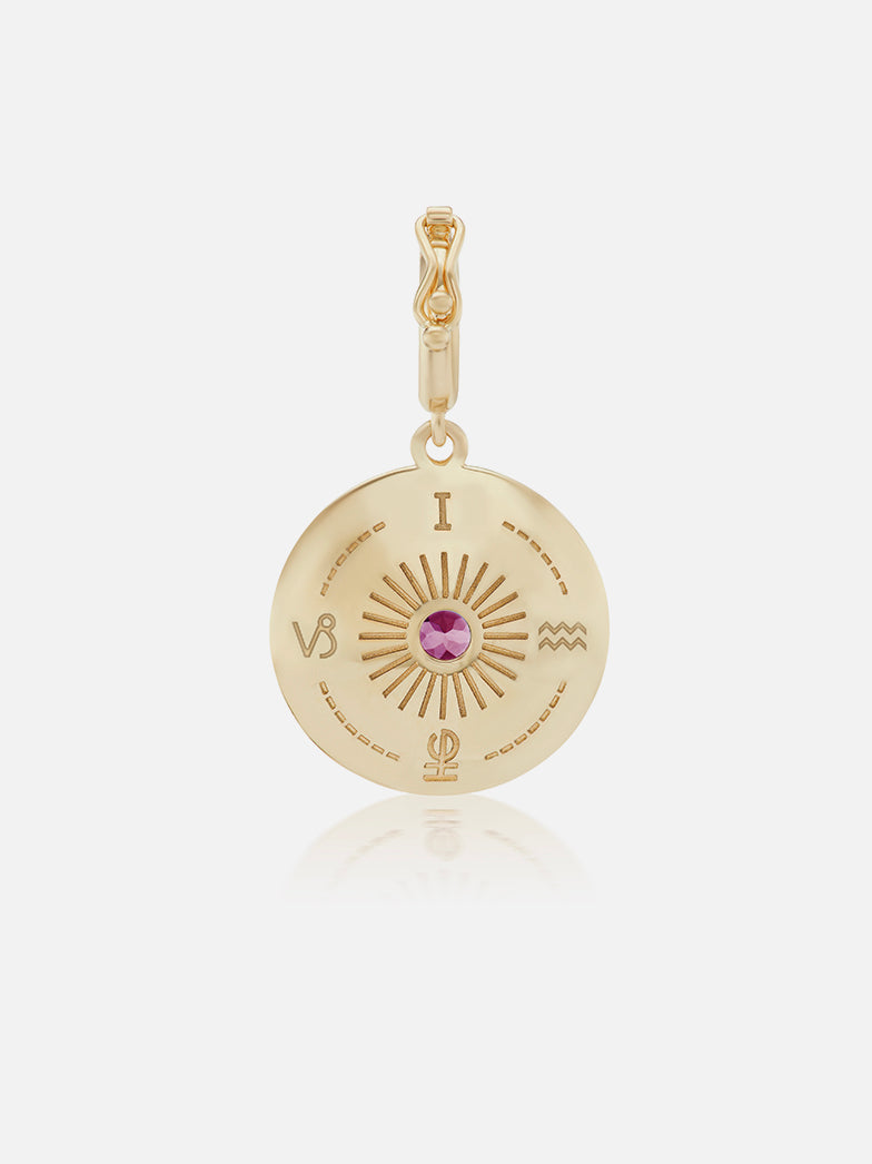 Mini Sun Sign Medallion