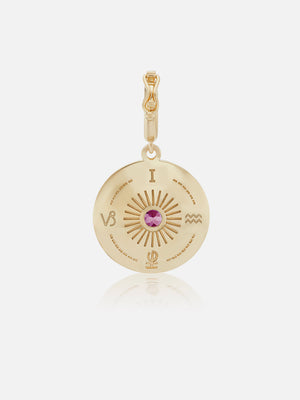 Mini Sun Sign Medallion
