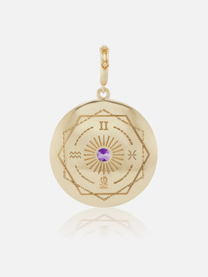 Major Sun Sign Medallion Pendant