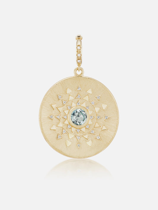 Major Sun Sign Medallion Pendant
