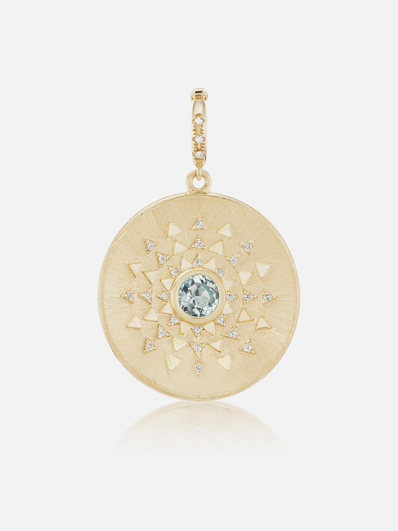 Major Sun Sign Medallion Pendant