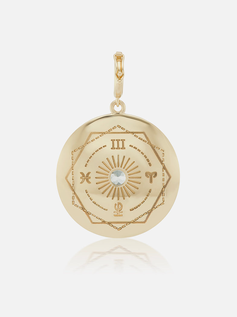 Major Sun Sign Medallion Pendant