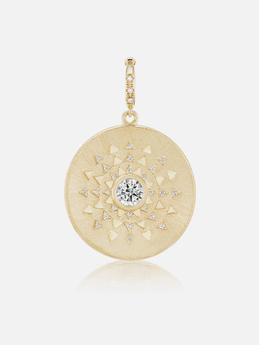 Major Sun Sign Medallion Pendant