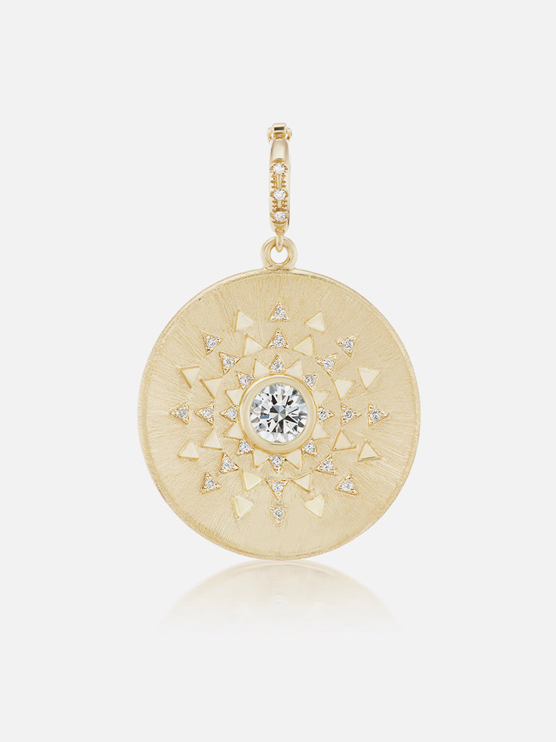 Major Sun Sign Medallion Pendant