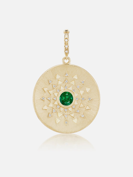 Major Sun Sign Medallion Pendant
