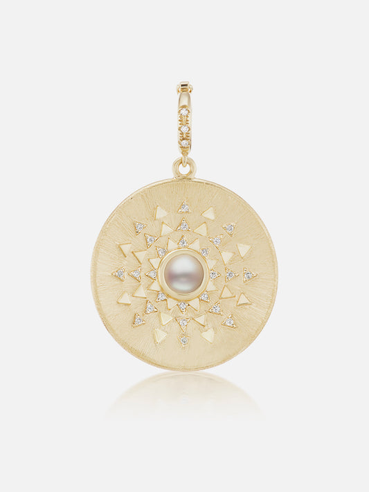 Major Sun Sign Medallion Pendant