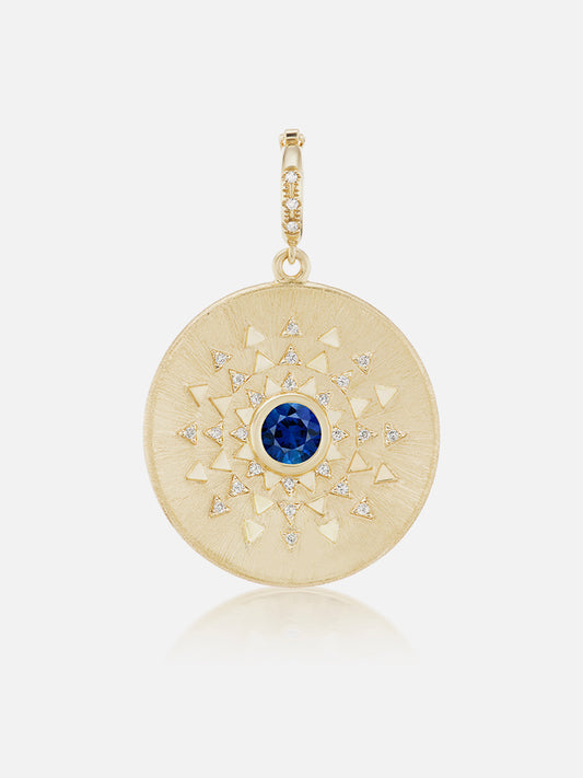 Major Sun Sign Medallion Pendant