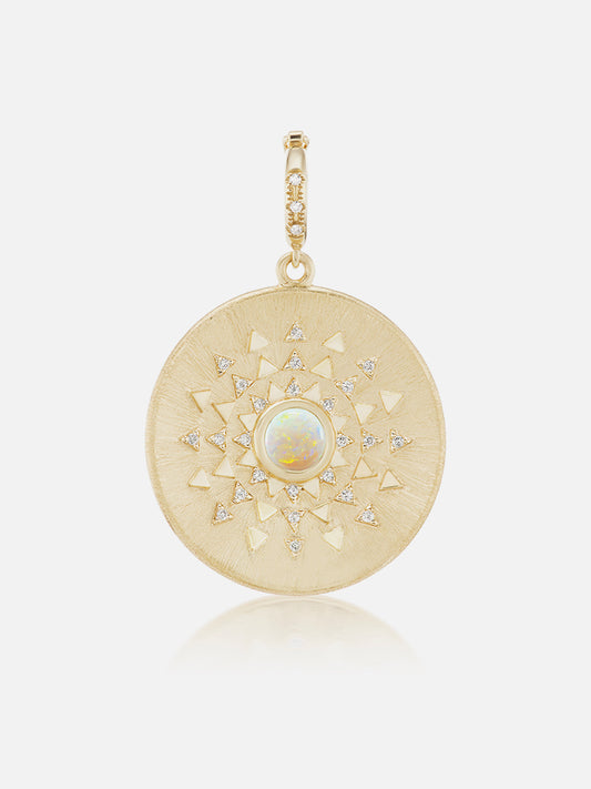 Major Sun Sign Medallion Pendant