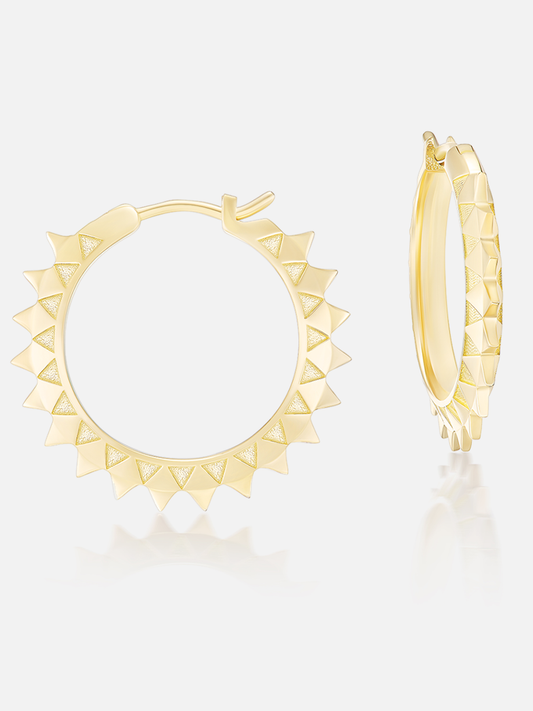1" Spiked Talisman Hoops