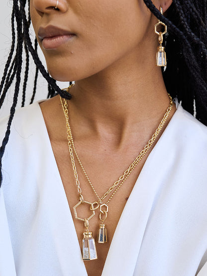 Major Lucky Salt Shaker Charm Pendant