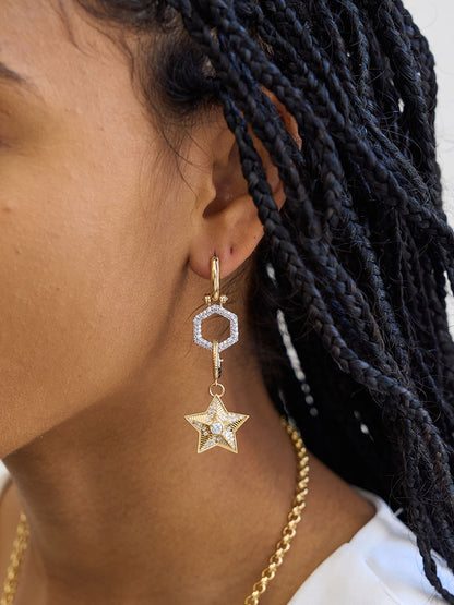 Foundation Huggie Earrings