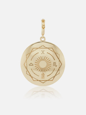 Major Sun Sign Medallion Pendant