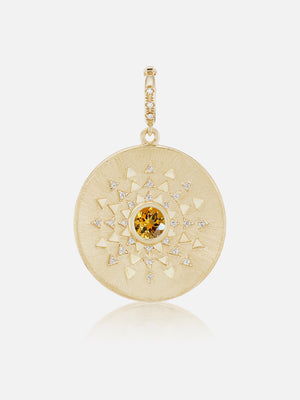 Major Sun Sign Medallion Pendant