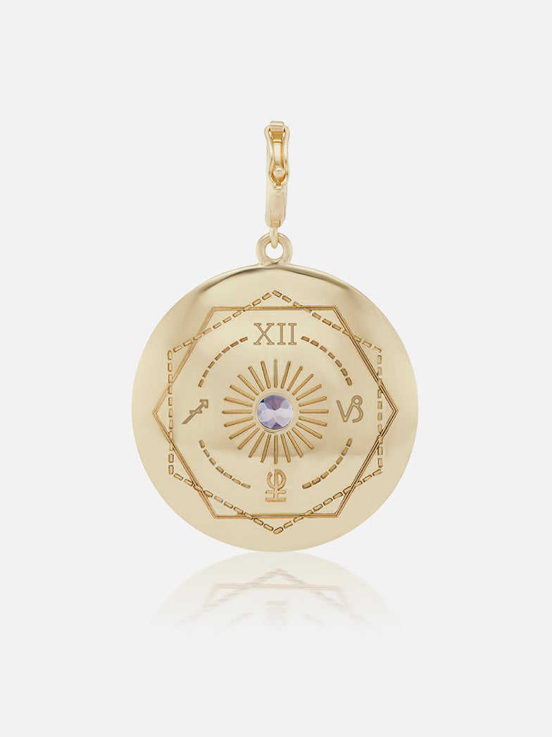 Major Sun Sign Medallion Pendant