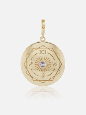 Major Sun Sign Medallion Pendant