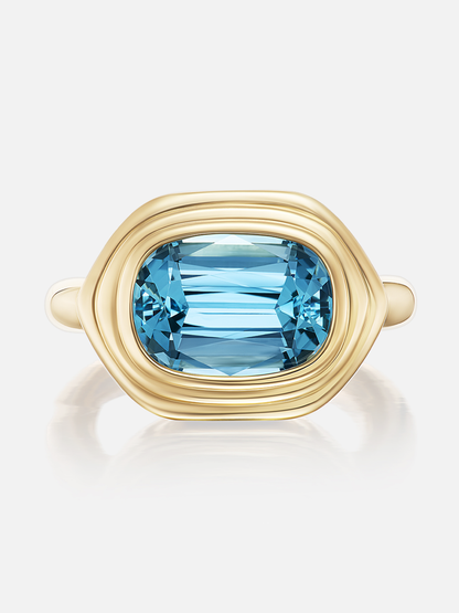 Cairo Ring, Aquamarine