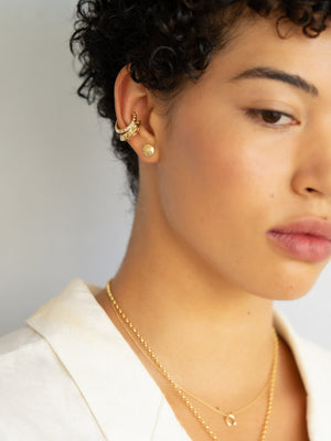 Skinny Talisman Diamond Ear Cuff