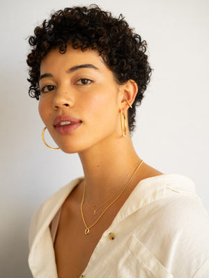 2" Spiked Talisman Hoops MCM