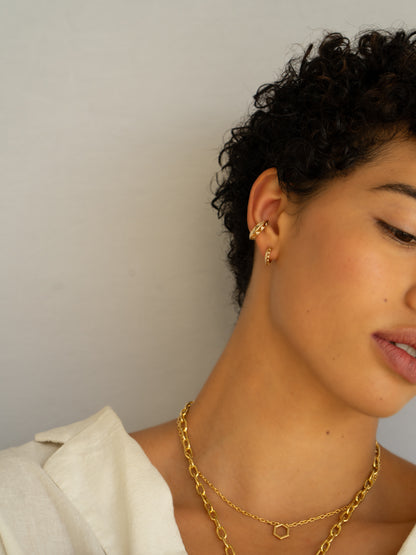 1/2" Skinny Talisman Hoops