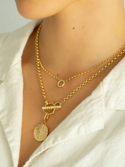 Masego Diamond Mini Knife Edge Medallion