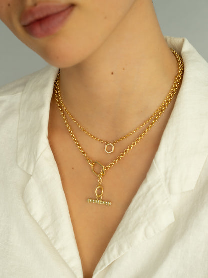 18" Mini Hexagon Foundation Chain