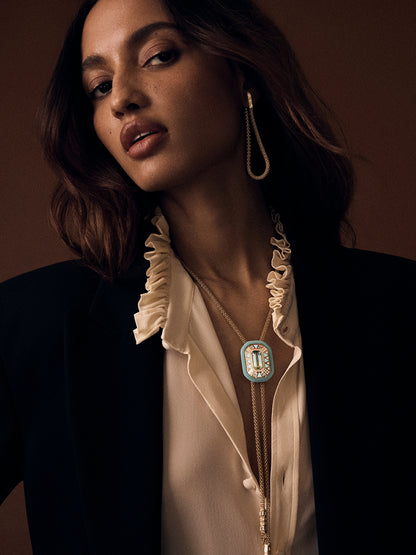 Lasso Chain Earrings