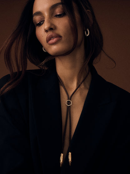 Studded Horseshoe Hoops
