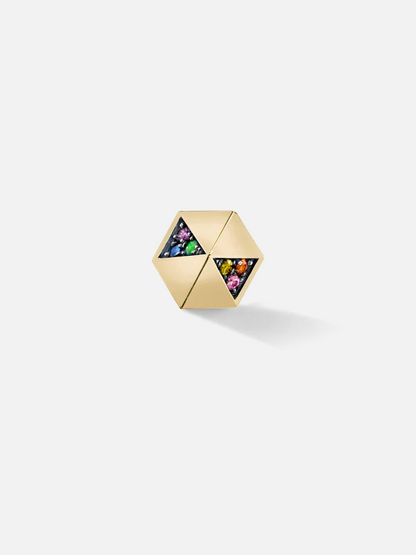 Pyramid Stud Earrings