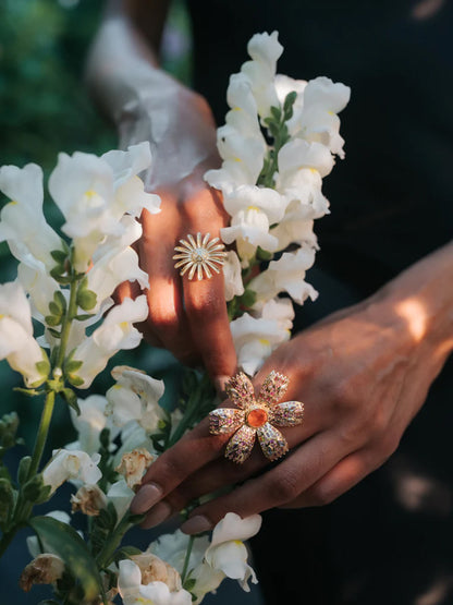Mini-Sonnenblumen-Ring 