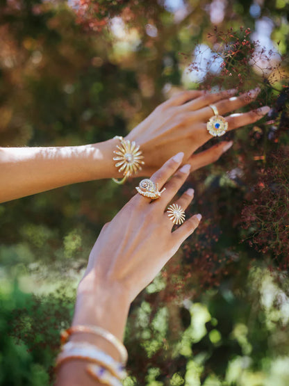 Mini-Sonnenblumen-Ring 