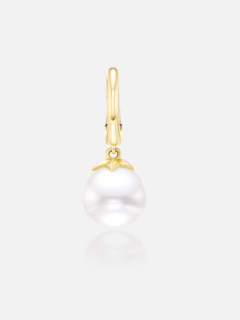 Supernova Star Cap Pearl Pendant