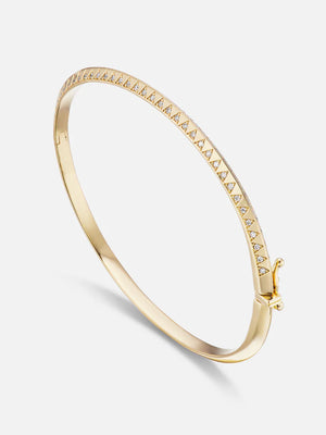 Skinny Talisman Bangle Diamond/No BR Size 17 MCM