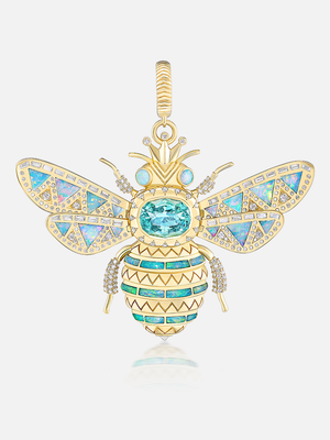 XL Queen Bee Pendant Paraiba Opal