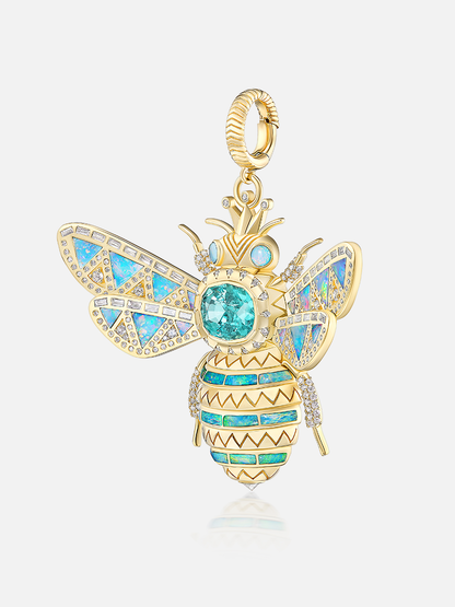 XL Queen Bee Pendant, Paraiba Opal