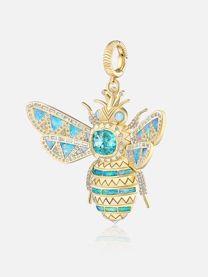 XL Queen Bee Pendant Paraiba Opal