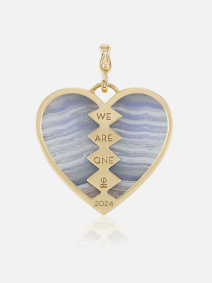 Chalcedony Heart to benefit Futures Without Violence