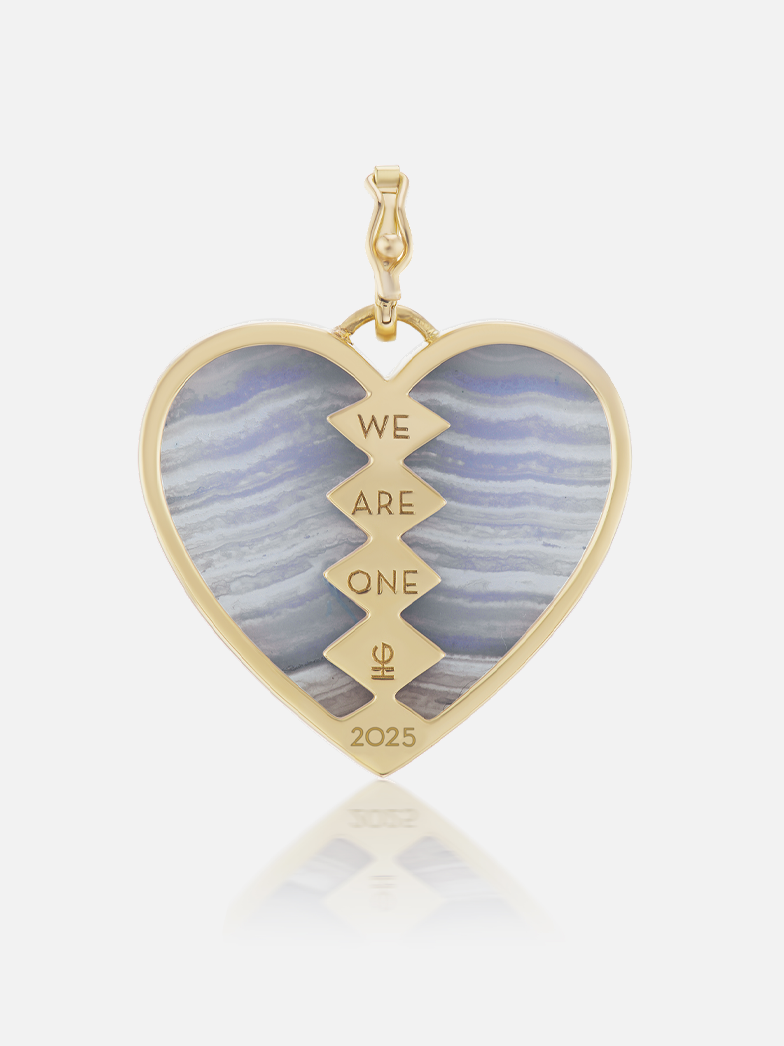 Chalcedony Heart to benefit Futures Without Violence