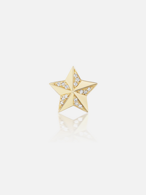 Tiny Star Stud Single Diamond MCM