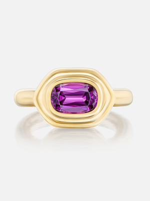 Cairo Ring Grape Garnet Size 6 MCM